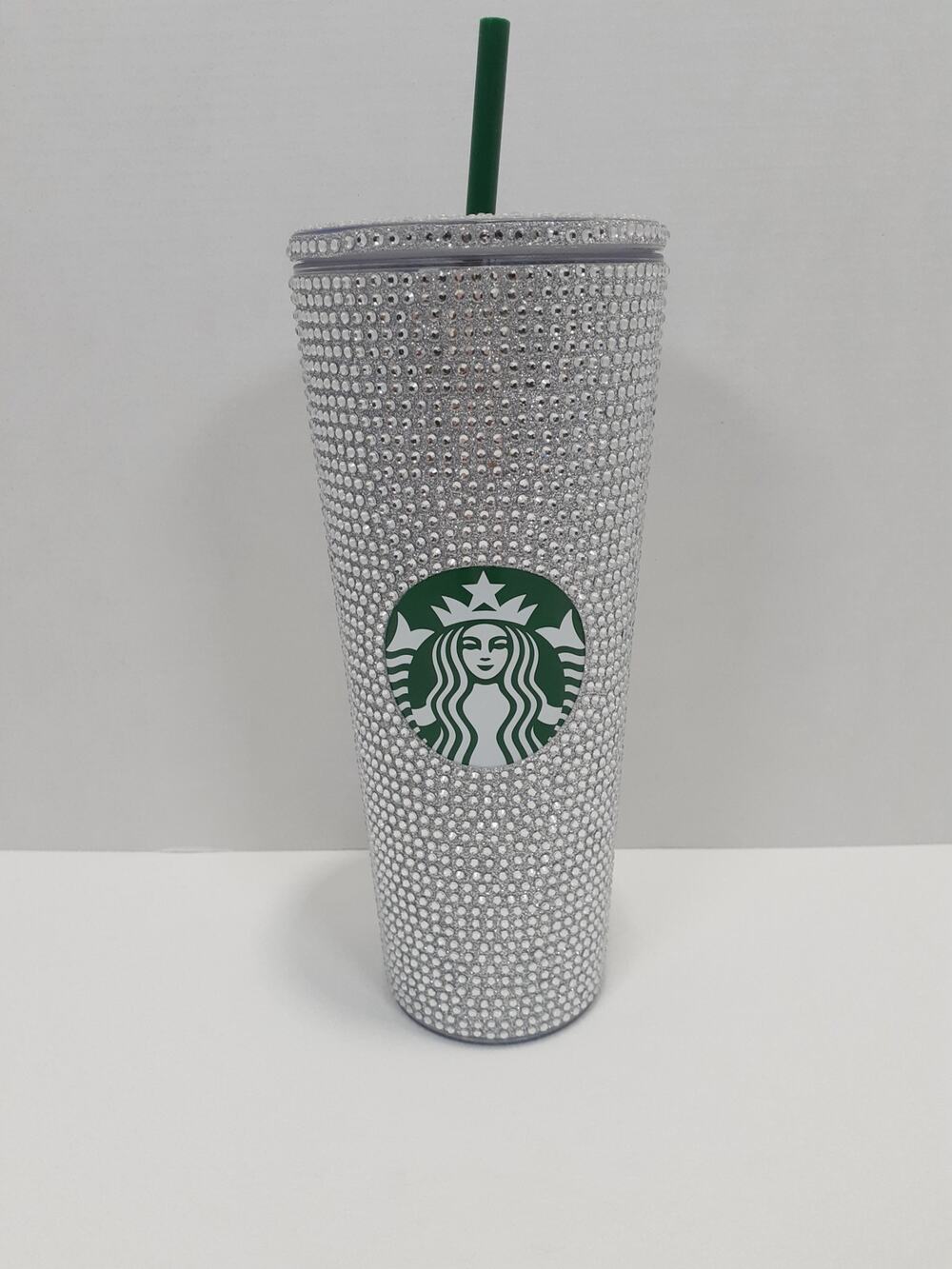 Starbucks Travel Tumbler with Crystal Bling 24 Oz Venti Cold Cup